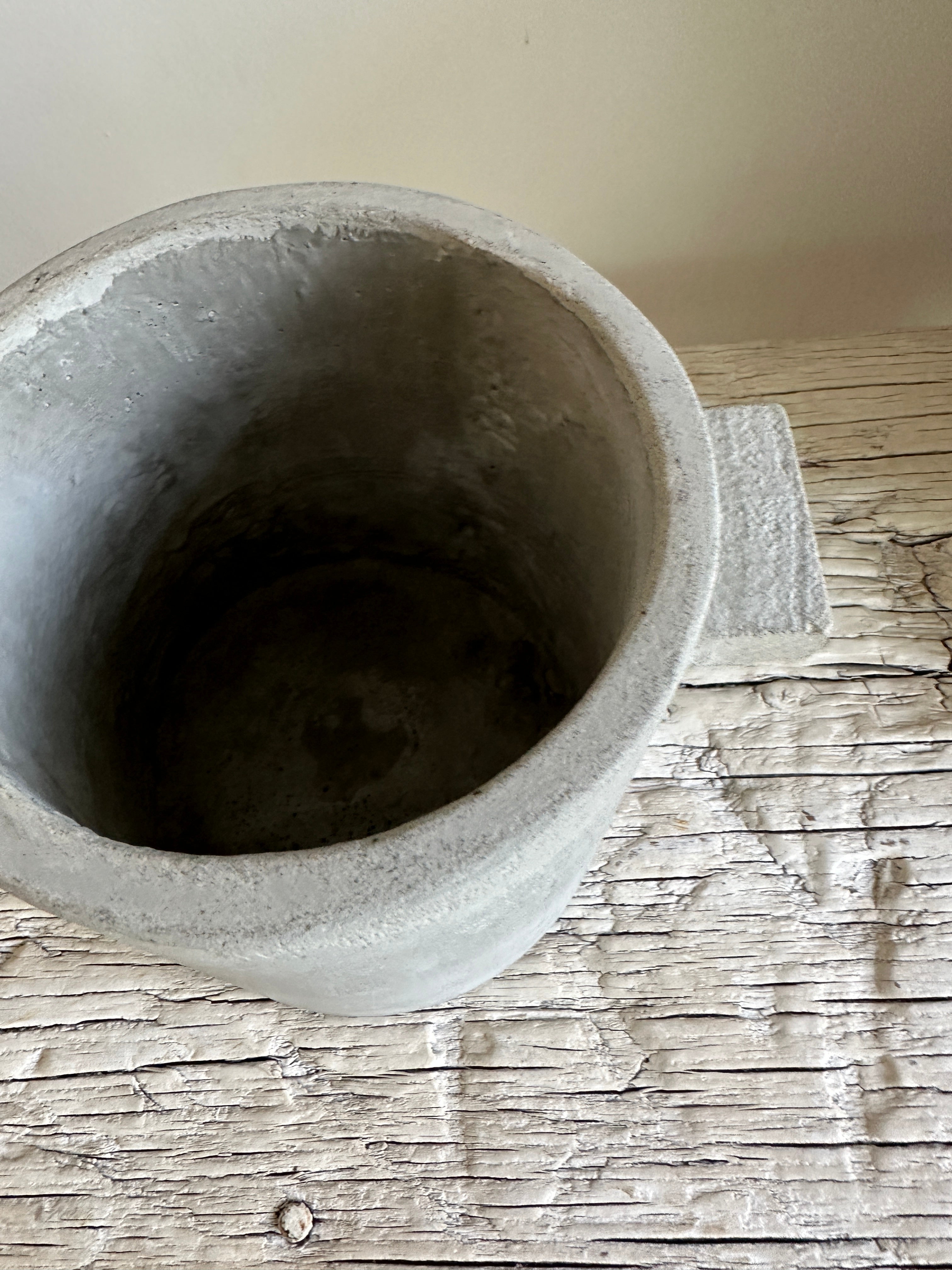 Natural Rond concrete pot 15cm