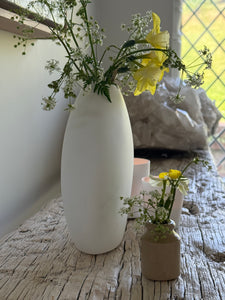 20 cm Pastille Vase White