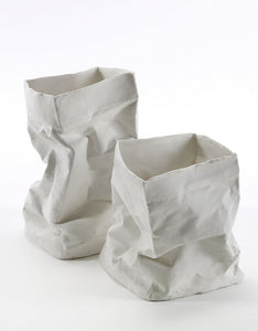 Porcelain Paperbag Vase XL