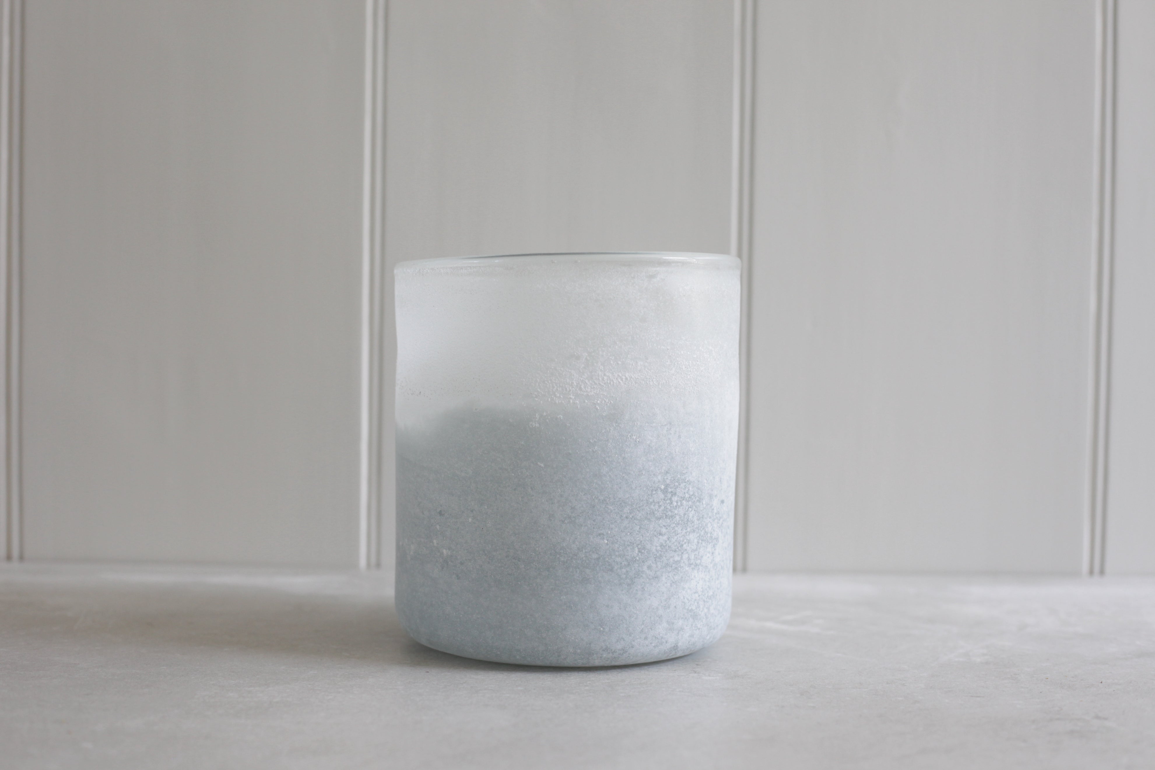 Grey Glass Vase