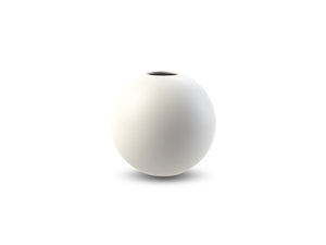 Small Ball Vase White