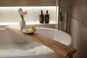 Ash Wood Bath Shelf