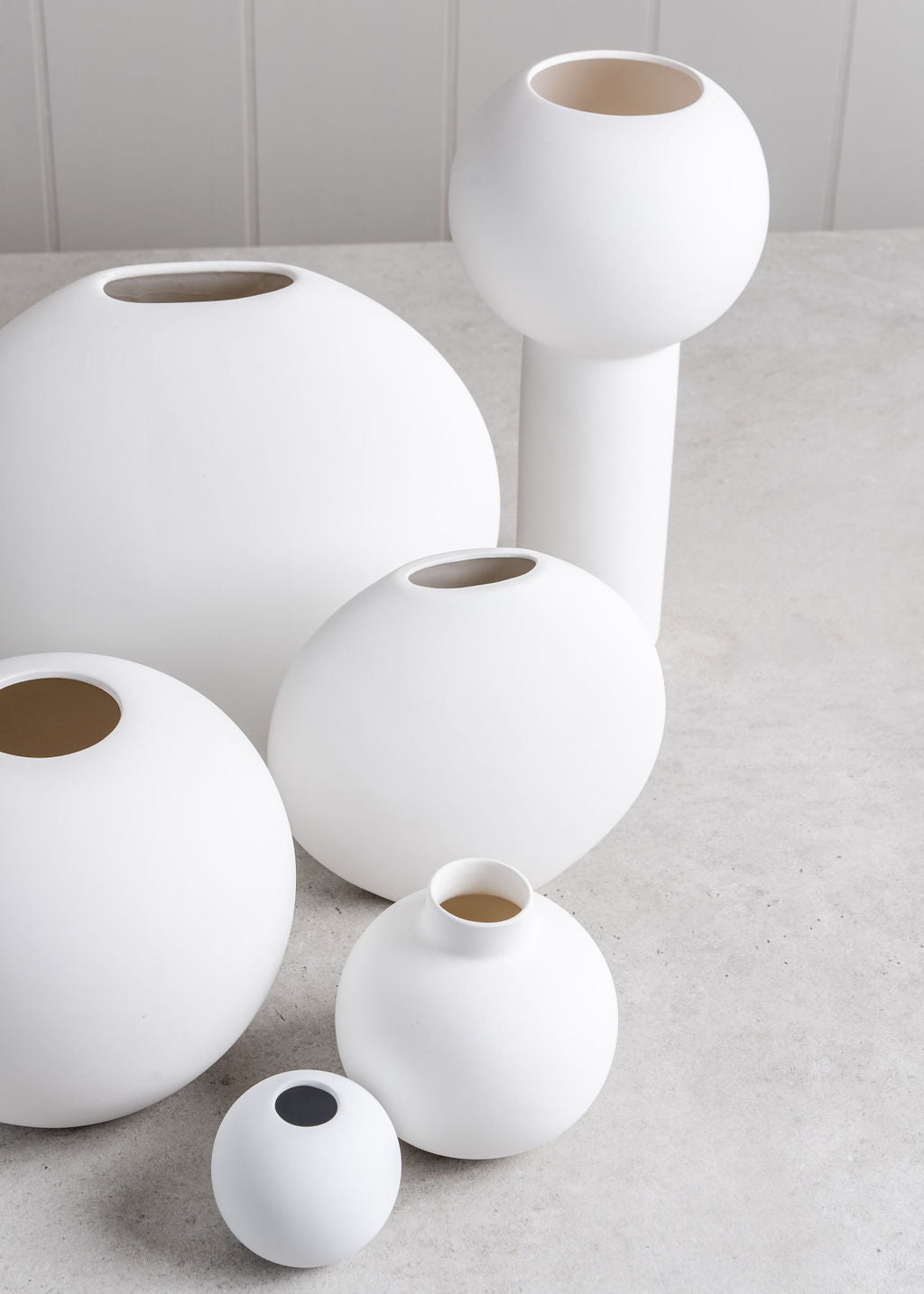 Medium Pastille Vase White
